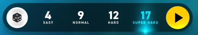 难度选择栏