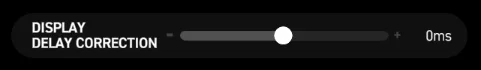 DISPLAY DELAY CORRECTION